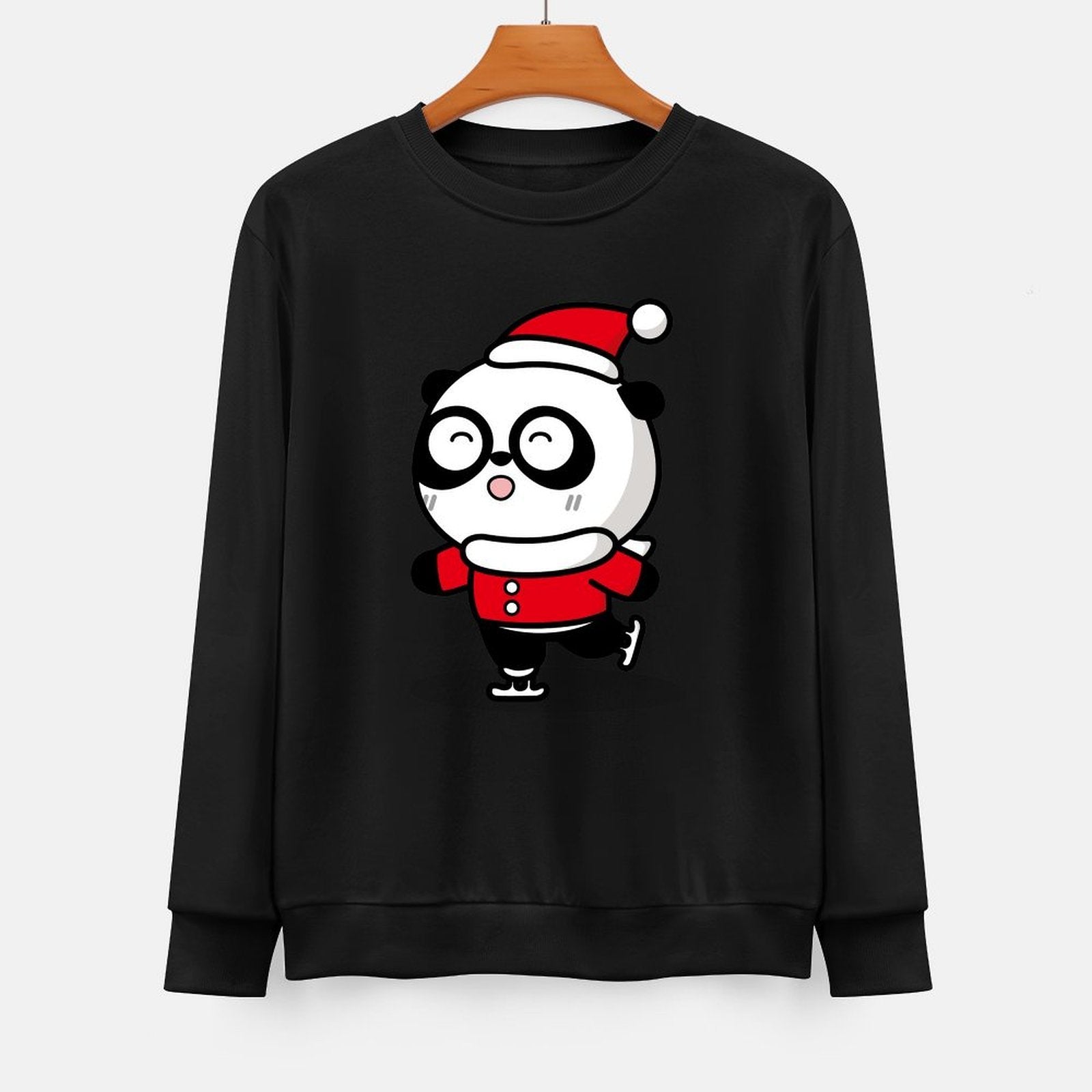 Front Patterned Long Sleeve TopClassicSeries Oversized